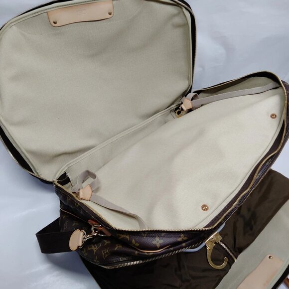 Louis Vuitton LV Travel Bag Alize2Poches Brown Monogram 719-041925 - Picture 7 of 9
